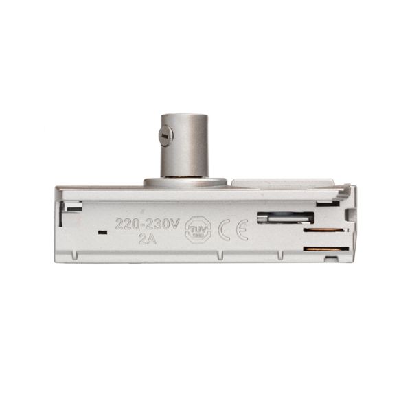 1F adapter ezüstszürke  230V 