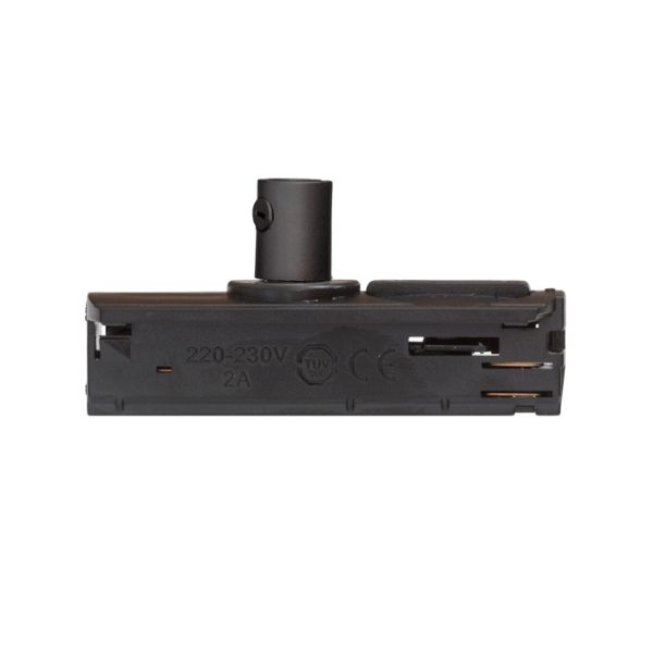 1F adapter fekete  230V 