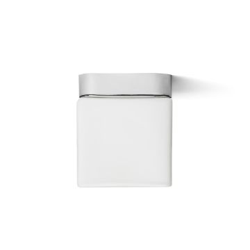ESICA SQ mennyezeti lámpa króm 230V LED 6W IP44 3000K