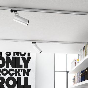 FANGIO háromfázisú áramkörös sínre ezüstszürke  230V LED 25W 36°  3000K