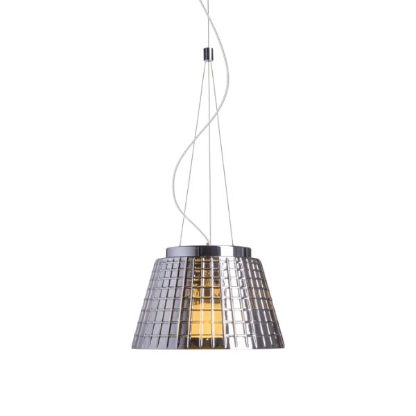 CORONA függő lámpa  krómozott üveg 230V LED E27 15W