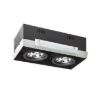 ELECTRA II  fekete  12V LED G53 2x15W