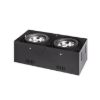 ELECTRA II  fekete  12V LED G53 2x15W