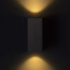 KUBI II antracitszürke 230V LED 2x3W 56° IP54 3000K