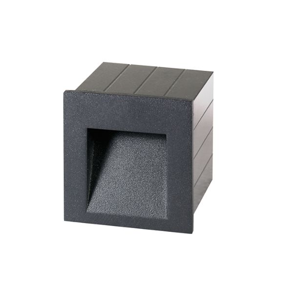 TESS SQ süllyesztett lámpa antracitszürke 230V LED 3W IP54 3000K