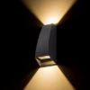 PIA fali lámpa antracitszürke 230V LED 2x3W IP54 3000K
