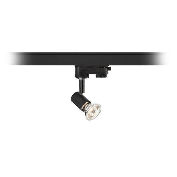 TRICA háromfázisú áramkörös sínre fekete  230V LED GU10 12W