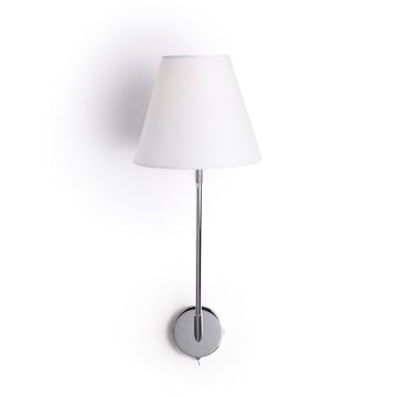 SILENCE fali lámpa fehér króm 230V LED E27 15W