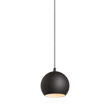 COPA függő lámpa fekete üveg 230V LED E27 11W