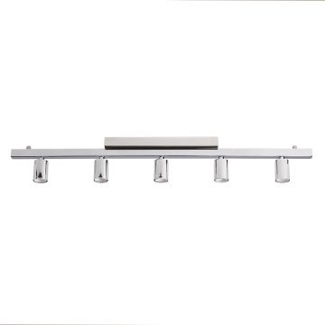 RALLONG V mennyezeti lámpa alap  króm 230V LED E27 5x15W
