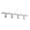 RALLONG IV függeszték alap  króm 230V LED E27 4x15W