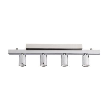 RALLONG IV mennyezeti lámpa alap  króm 230V LED E27 4x15W