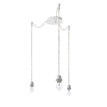 KOMBIX 3 függesztő készlet FEHA+AK+KF   230V LED E27 3x15W