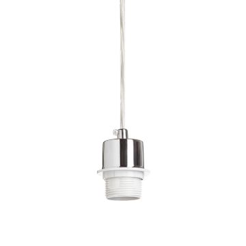 MORE 80 mennyezeti függőlámpa alap  matt nikkel 230V LED E27 3x15W