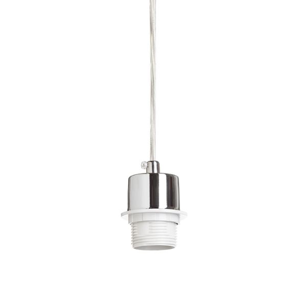 MORE 60 mennyezeti függőlámpa alap  króm 230V LED E27 3x15W