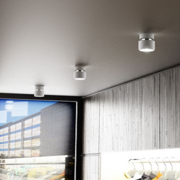 PIXIE mennyezeti lámpa fehér króm 230V LED GX53 7W