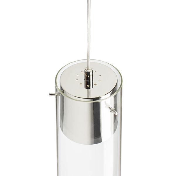 GARNISH függő lámpa  tiszta üveg/króm 230V GU10 9W