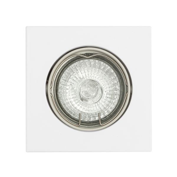 TOPIC SQ dönthető lámpa matt fehér  230V LED GU10 8W