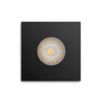 WATERBOY SQ  matt fekete  230V LED 10W 40° IP65  3000K