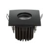 WATERBOY SQ  matt fekete  230V LED 10W 40° IP65  3000K