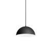 MONROE 30 függő lámpa matt fekete/fehér  230V LED E27 11W