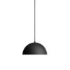 MONROE 30 függő lámpa matt fekete/fehér  230V LED E27 11W