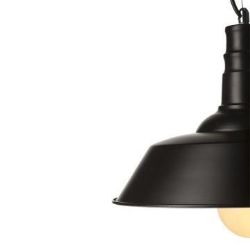 GOLDIE 36 függő lámpa fekete/fehér  230V LED E27 30W