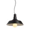 GOLDIE 36 függő lámpa fekete/fehér  230V LED E27 30W