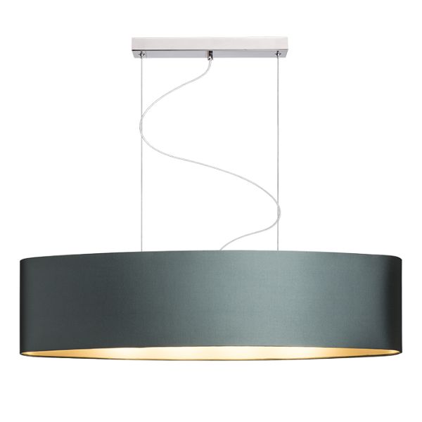 CASUAL 90/22 lámpabúra  Monaco benzin kék/ezüst PVC  max. 23W