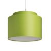 DOUBLE 40/30 lámpabúra  Chintz lime/fehér PVC  max. 23W