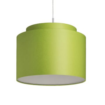DOUBLE 40/30 lámpabúra  Chintz lime/fehér PVC  max. 23W