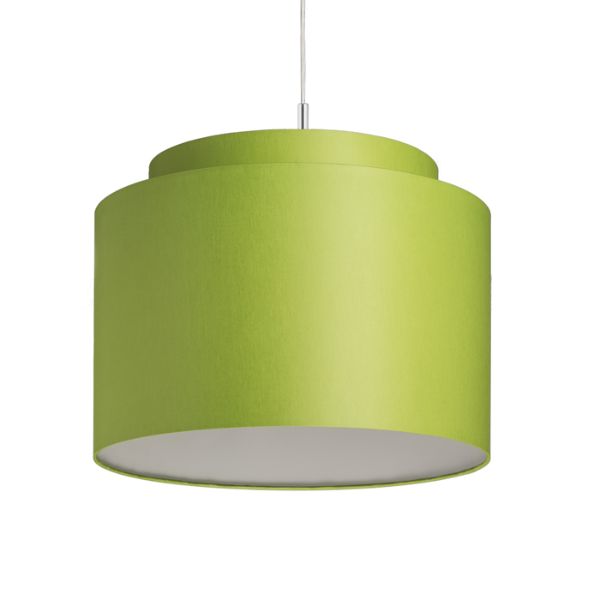 DOUBLE 40/30 lámpabúra  Chintz lime/fehér PVC  max. 23W