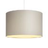 RON 40/25 lámpabúra  Chintz világosszürke/fehér PVC  max. 23W