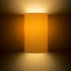 RON W 15/25 fali lámpa  Chintz sárgabarack/fehér PVC 230V LED E27 15W