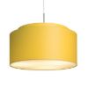 DOUBLE 55/30 lámpabúra  Chintz sárgabarack/fehér PVC  max. 23W