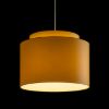 DOUBLE 40/30 lámpabúra  Chintz sárgabarack/fehér PVC  max. 23W