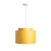 DOUBLE 40/30 lámpabúra  Chintz sárgabarack/fehér PVC  max. 23W