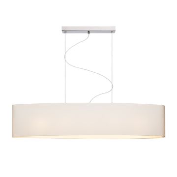 CASUAL 120/25 lámpabúra  Polycotton fehér/fehér PVC  max. 23W