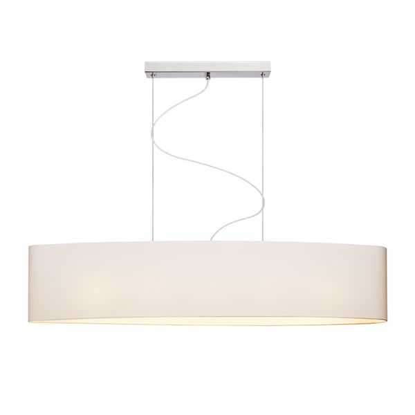 CASUAL 120/25 lámpabúra  Polycotton fehér/fehér PVC  max. 23W