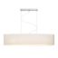CASUAL 120/25 lámpabúra  Polycotton fehér/fehér PVC  max. 23W