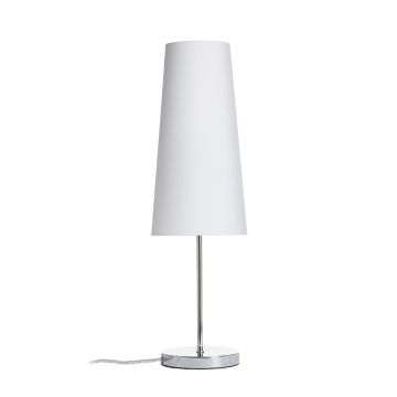 CONNY 15/30 asztali lámpaernyő Polycotton fehér/fehér PVC max. 23W