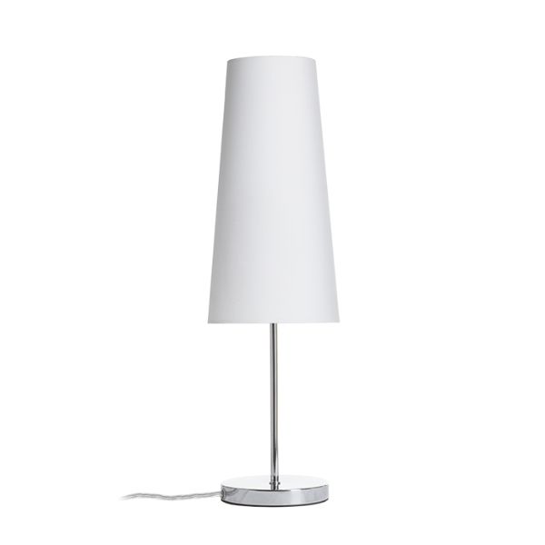 CONNY 15/30 asztali lámpaernyő Polycotton fehér/fehér PVC max. 23W