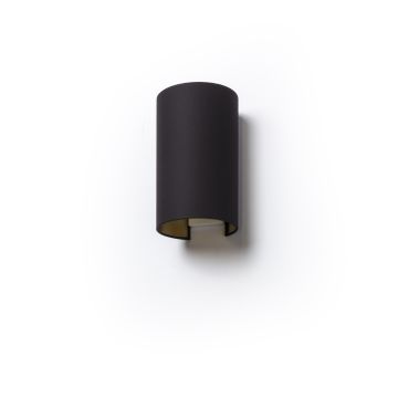 RON W 15/25 fali lámpa  Polycotton fekete/arany fólia 230V LED E27 15W