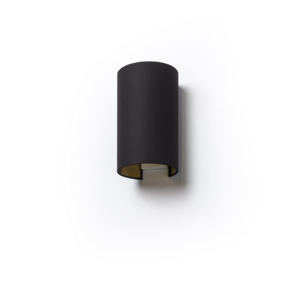 RON W 15/25 fali lámpa  Polycotton fekete/arany fólia 230V LED E27 15W