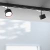 PIXIE háromfázisú áramkörös sínre fekete króm 230V LED GX53 7W