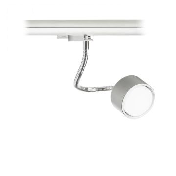 PIXIE libanyak háromfázisú áramkörös sínre ezüstszürke króm 230V LED GX53 7W