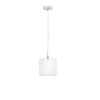 LUCIA 15x15 függő lámpa  szatén üveg/króm 230V LED G9 5W