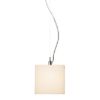 LUCIA 15x15 függő lámpa  szatén üveg/króm 230V LED G9 5W