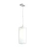 LUCIA 30x10 függő lámpa  szatén üveg/króm 230V LED E27 15W