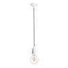 FABIO függesztő készlet fekete porcelán 230V LED E27 15W